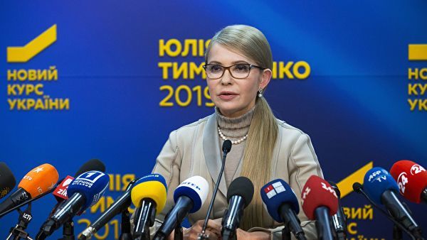 Кандидат в президенты Украины, лидер всеукраинского объединения "Батькивщина" Юлия Тимошенко.