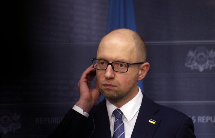 Премьер-министр Украины Арсений Яценюк.
