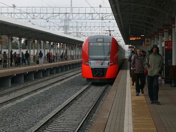 Пассажиры поезда Московского центрального кольца эвакуированы из-за бесхозной сумки.