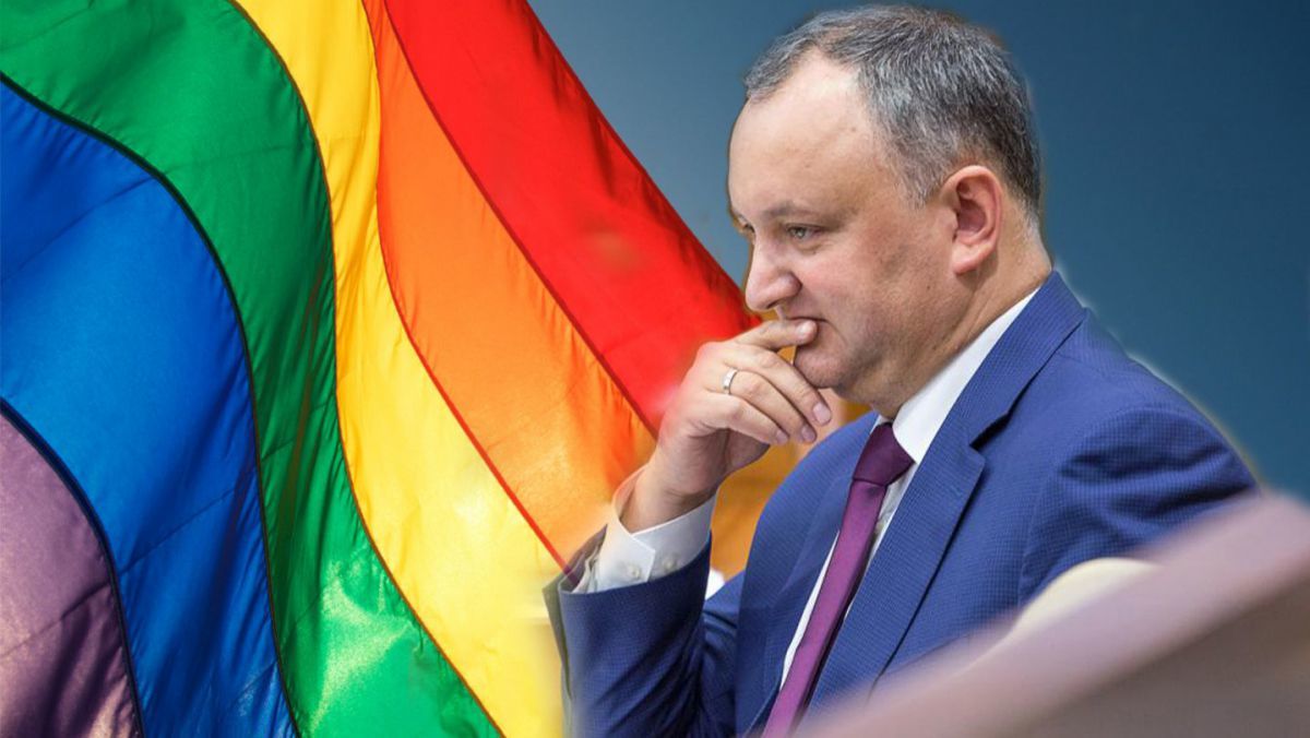 Lui Dodon i s-a recomandat să ceară scuze publice de la comunitatea LGBT. Colaj: Agora.md