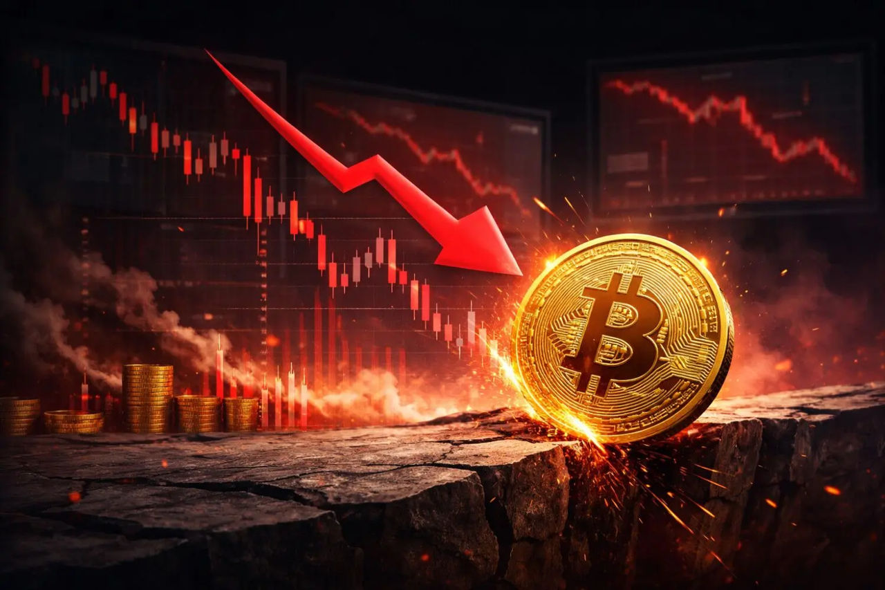 Bitcoin a scăzut la cel mai redus nivel din noiembrie 2024.