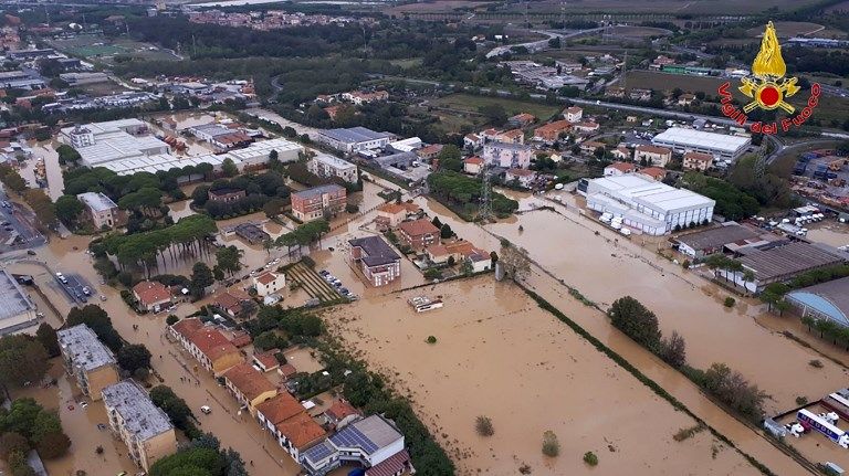 Bilanţul inundaţiilor din Italia a crescut la opt morţi. Foto: thelocal.it
