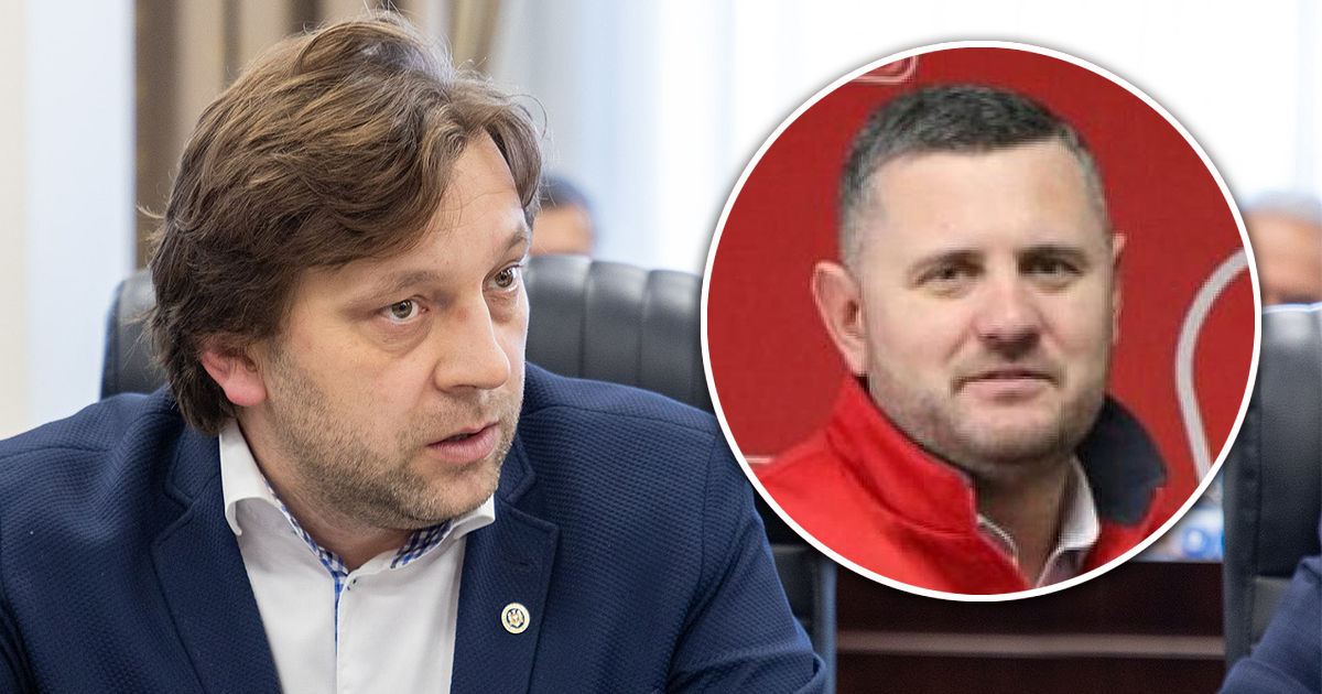 Министр экономического развития и цифровизации Думитру Алайба. Коллаж Point.md.