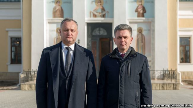 Красносельский сообщил на брифинге в Тирасполе, что получил от Додона приглашение на встречу. Фото: president.gospmr.org