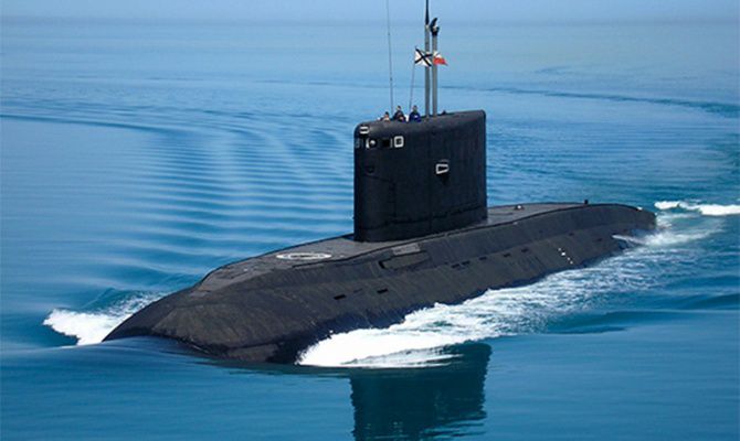 Первая подводная лодка проекта 636.3 была спущена на воду в конце 2014 года. Фото: mil.ru