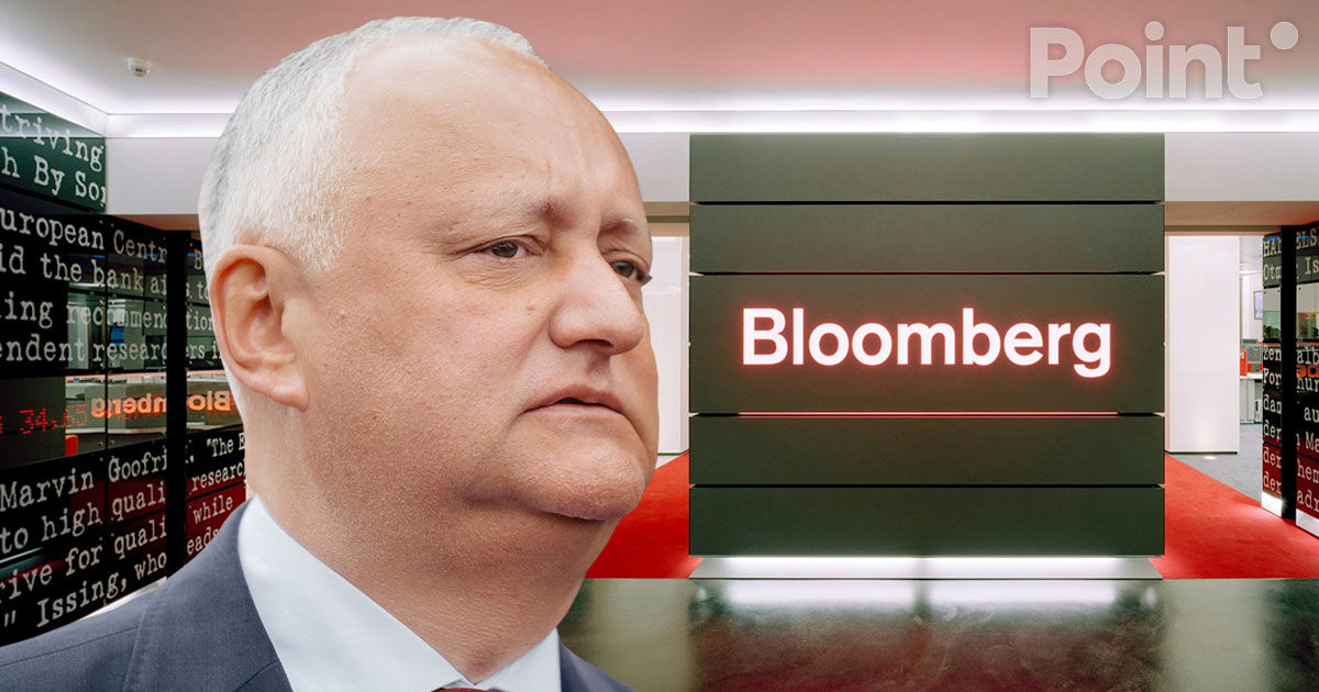 Додон - редактору Bloomberg: Надеюсь, издание не станет инструментом манипуляций.