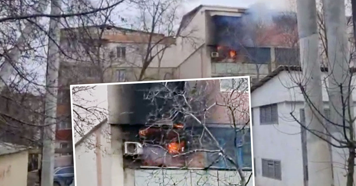 Пожар в Бельцах: труп пожилой женщины нашли на балконе квартиры. Коллаж: Point.md