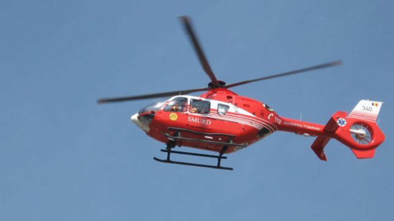 A doua intervenţie în RM a elicopterului SMURD timp de o lună. Foto: realitatea.net