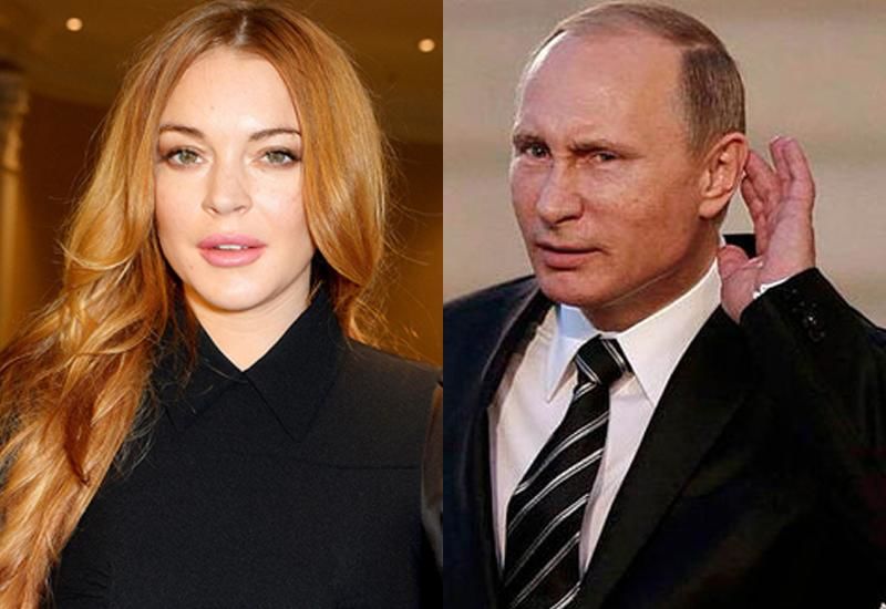 Актриса Линдси Лохан сравнила себя с президентом России Владимиром Путиным во время ее нового шоу на MTV. 