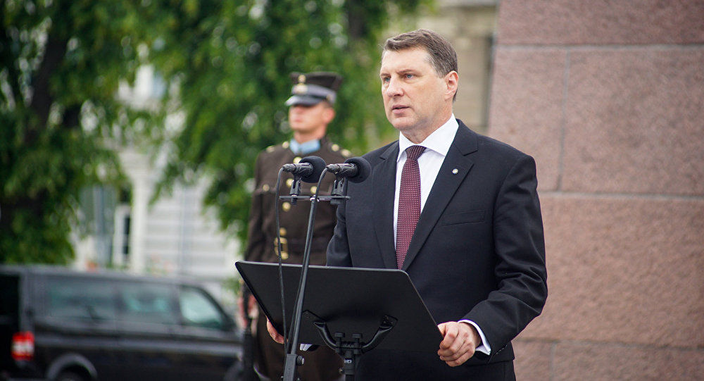 Латвийский президент принял приглашение Павла Филипа в ходе встречи в Генеральной ассамблеи ООН. Фото: sputniknewslv.com