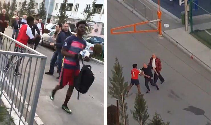 Грузины возмутились игрой африканцев в футбол и напали на них с мачете.