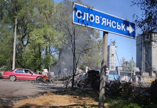 Voluntari, a declarat, de asemenea, că au dificultăți cu evacuarea persoanelor din Slaveansk.