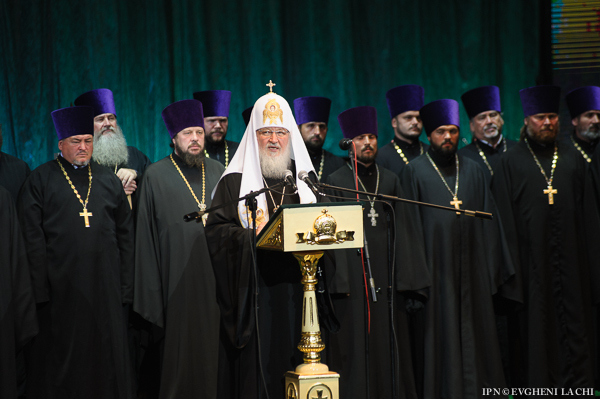Patriarhul Kiril a spus că se bucură că a ajuns din nou pe tărâmul moldovenesc.