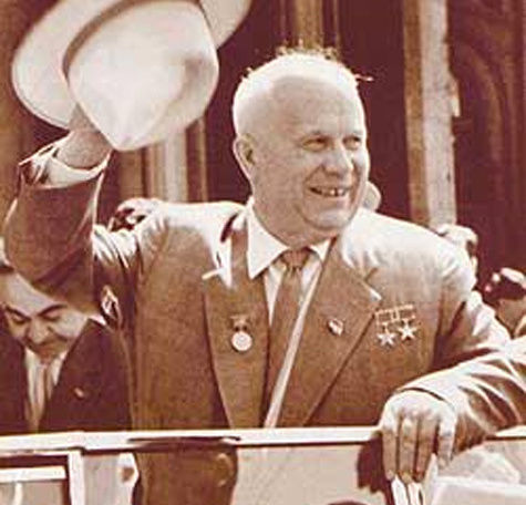 Nikita Hruşciov, urmaşul lui Stalin la conducerea URSS. 