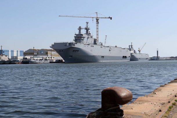 Второй "российский" Мистраль передан Египту.