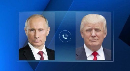 Президент США Дональд Трамп начал телефонный разговор с российским коллегой Владимиром Путиным.
