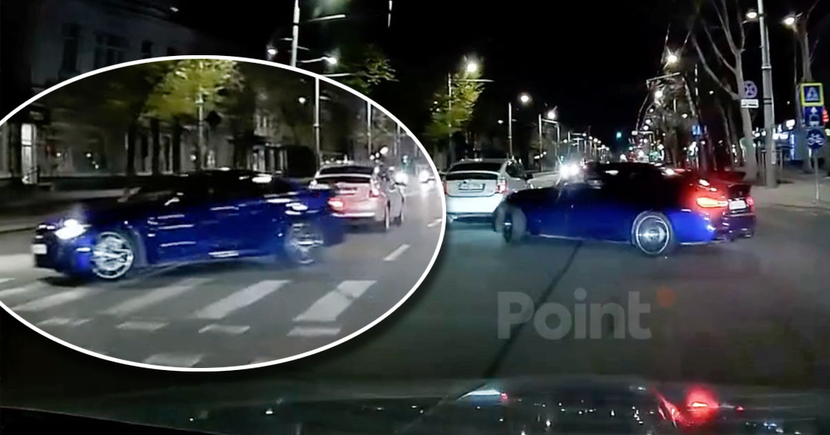 Șoferul unui BMW care a intrat pe contrasens în Capitală, sancționat.