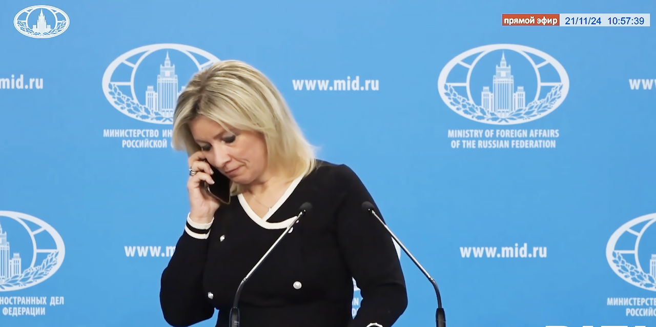 Zaharova a fost sunată și i s-a cerut să nu comenteze atacul cu racheta balistică asupra Ucrainei.