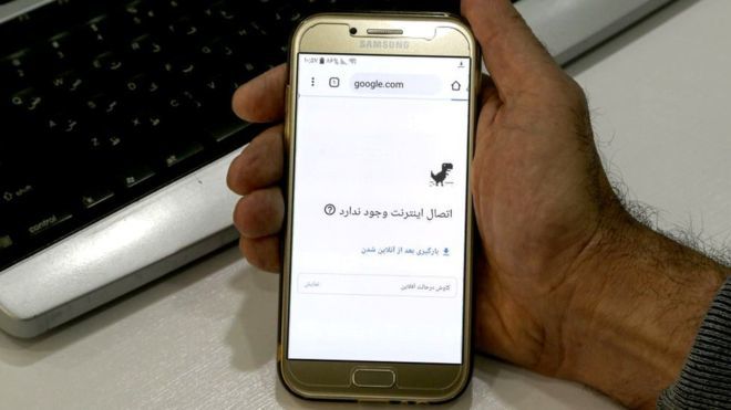 В Иране происходит тотальная блокировка Интернета.