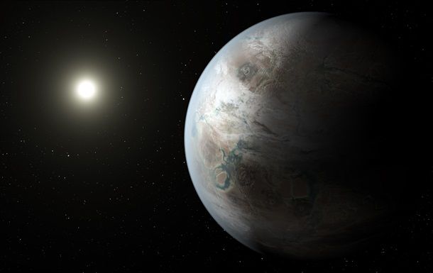 Kepler-452b на 60% больше Земли по размеру, по массе в пять раз больше.