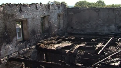Пожары случились на складах, где хранится сено, заготовленное на зиму. Фото: publika.md