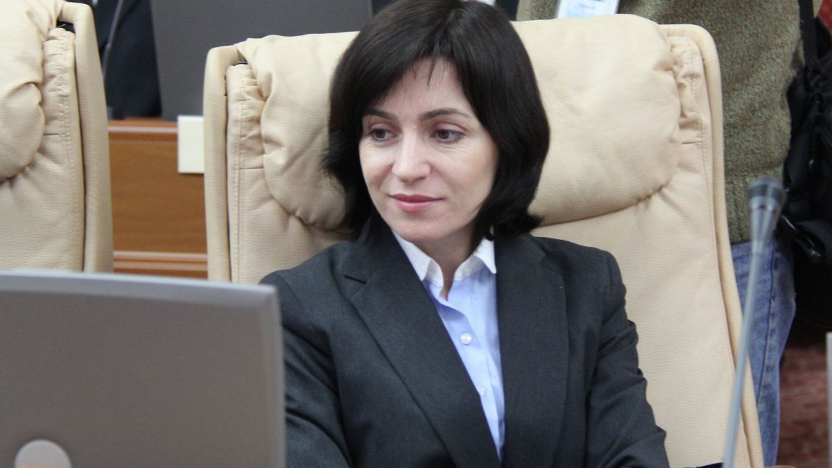 Maia Sandu, candidatul PAS la funcția de președinte.