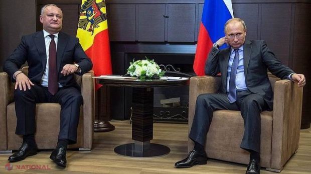 Dodon, mesaj de felicitare cu noaptea-n cap pentru Putin. Foto: pikabu.ru