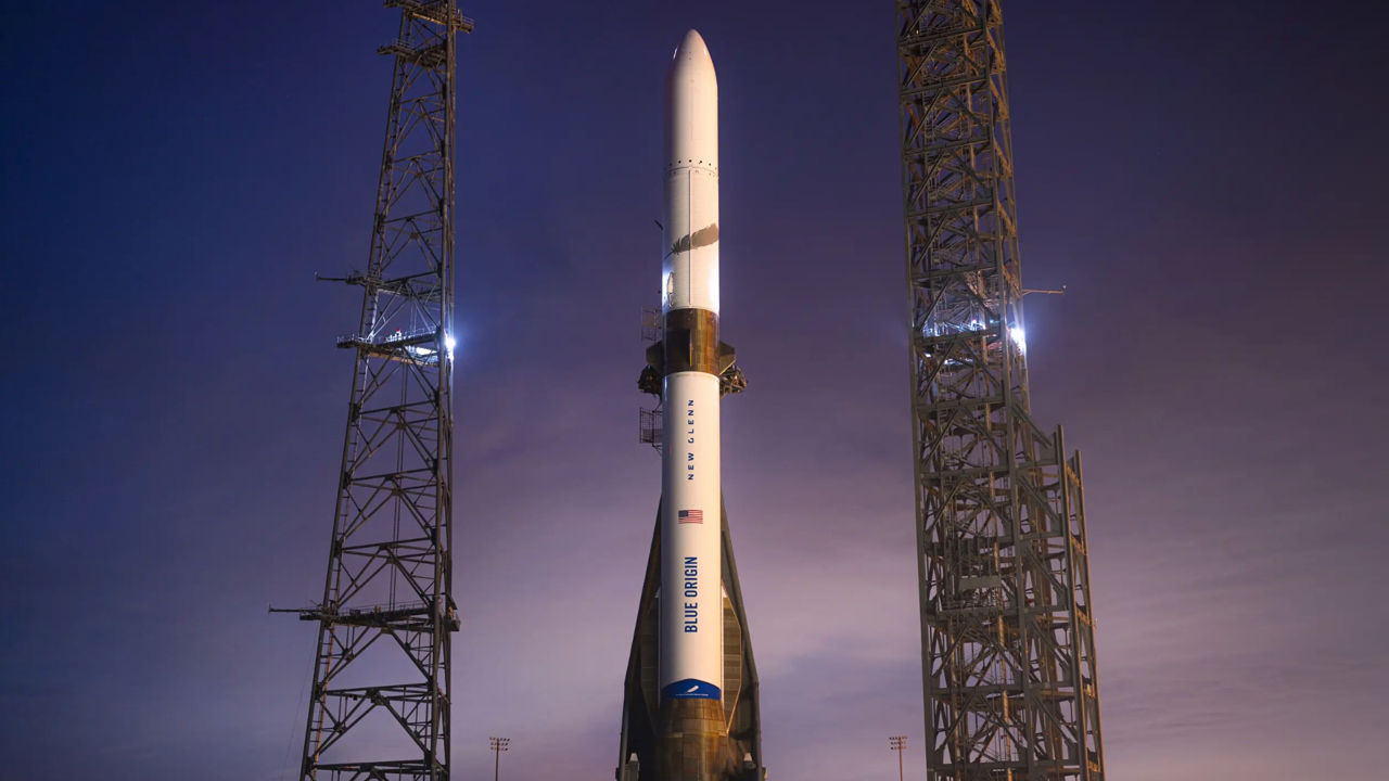 Blue Origin a anunțat data primei lansări a rachetei New Glenn.