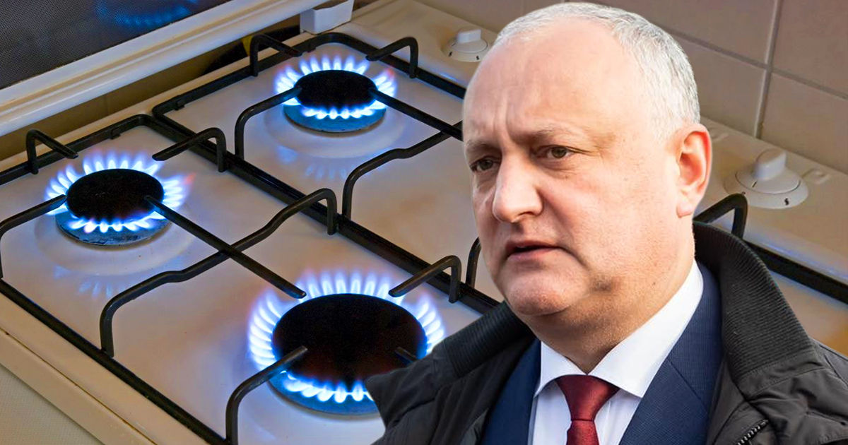 Додон: Молдова всю зиму потребляла газ РФ, но закупленный у посредников. Коллаж: Point.md