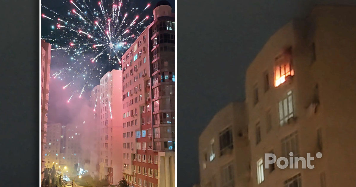 Un bărbat din Chișinău riscă până la 5 ani de închisoare după un incendiu provocat de focuri de artificii.