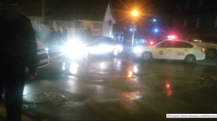 Șoferul care a lovit o mamă cu copil în Comrat a fost reținut. Foto: deschide.md