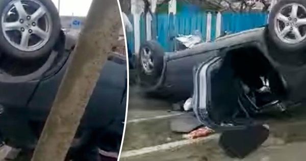 В Пересечино перевернулась машина: пострадал водитель.
