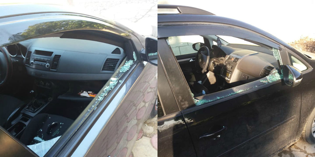 В Дурлештах автоворы за одну ночь разбили 4 автомобиля.
