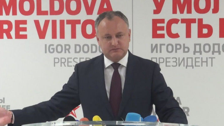 Dodon a declarat că, în comparație cu Maia Sandu, Andrei Năstase are dreptul moral să candideze. Foto: privesc.eu