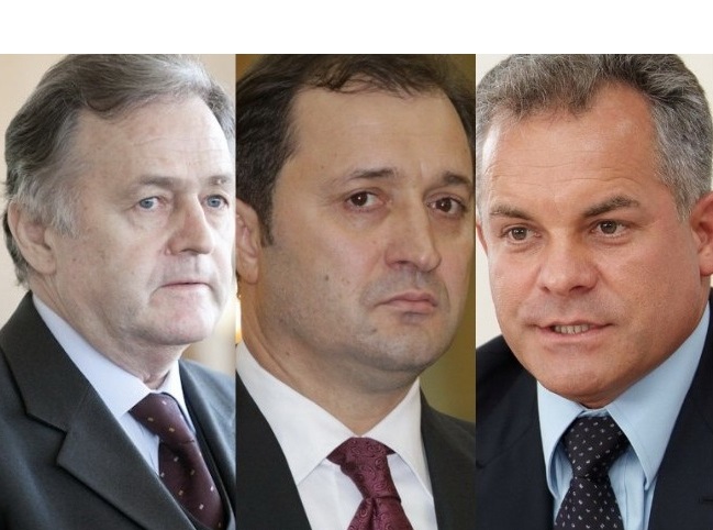 Ион Хадыркэ, Влад Филат, Влад Плахотнюк.
