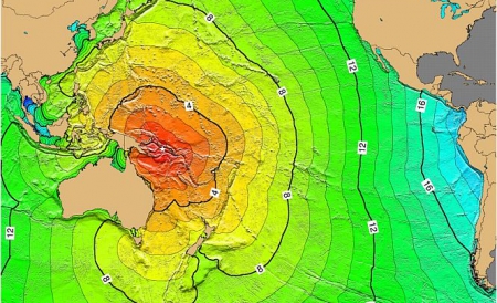 Seismul a avut loc la o adâncime de 5.8 kilometri în largul insulelor Santa Cruz şi a fost urmat de cel puţin zece replici în mai puţin de o oră şi jumătate de la primul cutremur