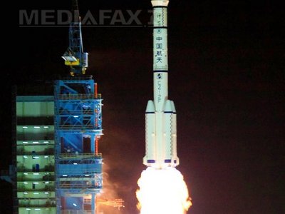Pe 29 septembrie 2011, racheta Long March 2F a lansat Tiangong-1, primul modul din viitoarea staţie orbitală chinezească