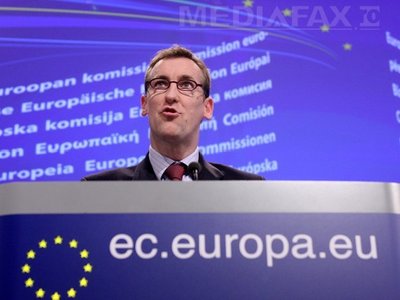 Mark Gray, purtător de cuvânt al Comisiei Europene (Imagine: Stefan Micsik/Mediafax Foto)
