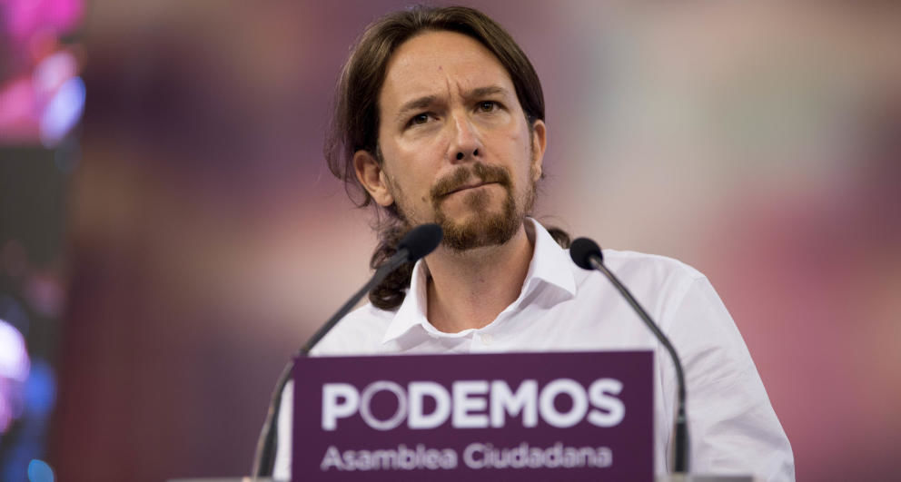 Лидер левой партии Podemos Пабло Иглесиас.
