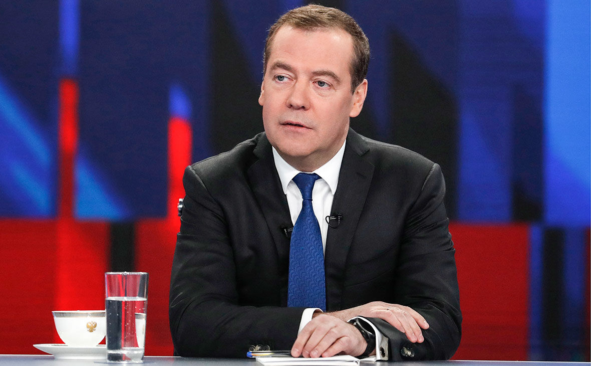 Премьер Росиии Дмитрий Медведев.