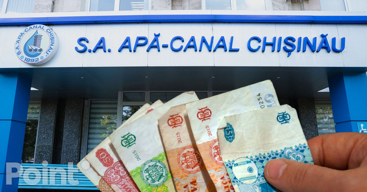 Apă-Canal Chișinău a depus la ANRE o cerere de majorare a tarifului la apă cu 33%.