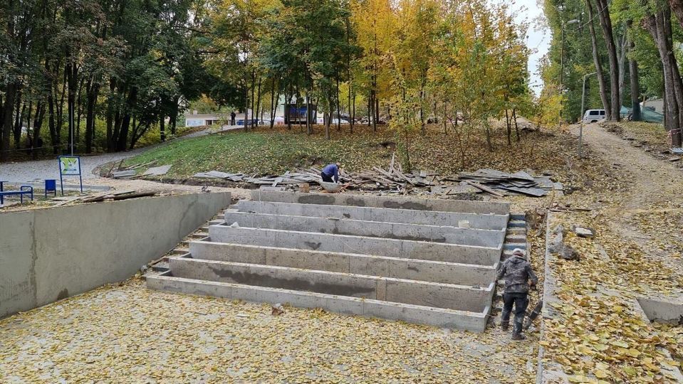 В лесопарке «Бутояш» полным ходом идут восстановительные работы.
