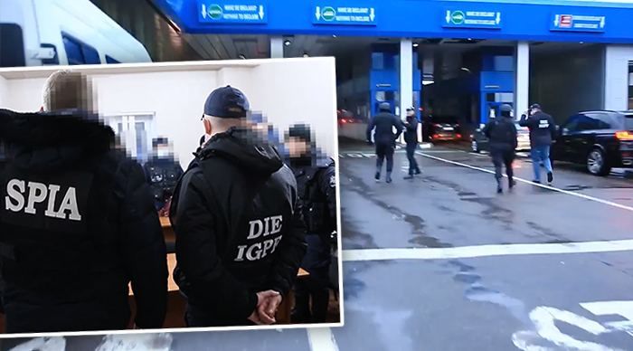 SPIA опубликовала видео, как сотрудники КПП Леушен брали взятки. Коллаж: Point.md