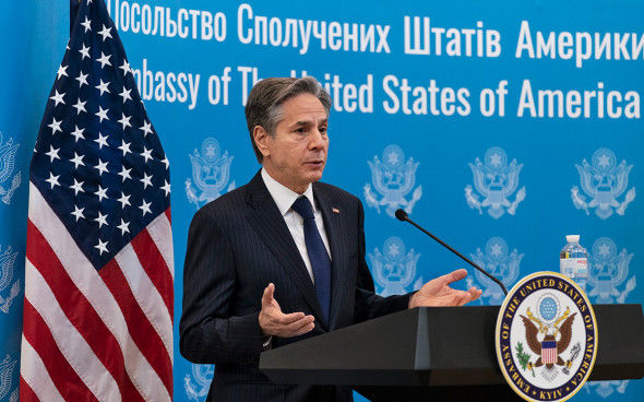 Госсекретарь США Энтони Блинкен.