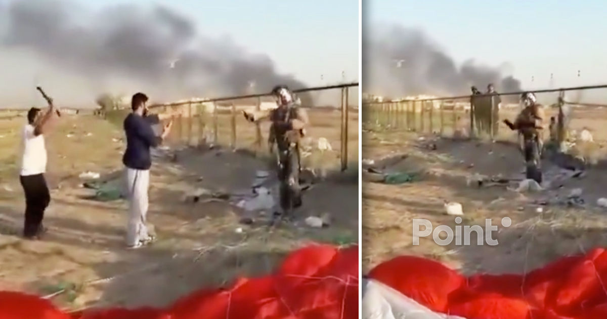 Сбитому в Кувейте американскому пилоту угрожали местные жители — перепутали с иранцем.