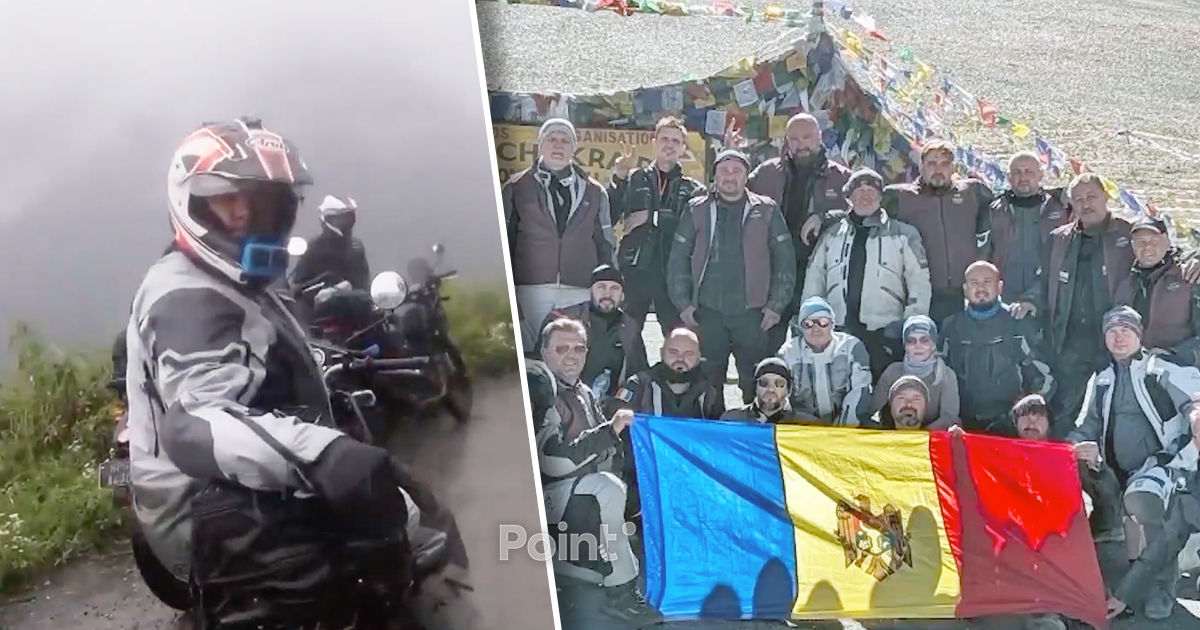 Молдавские мотоциклисты покорили Гималаи, поднявшись на высоту 5800 метров.