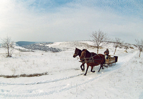Temperaturile revin la valori negative și se vor afla într-o continuă scădere pe parcursul următoarelor zile. Foto: flickriver.com