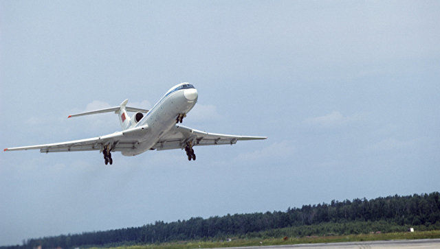 Самолет Минобороны Ту-154 упал в Черное море на седьмой минуте полета.