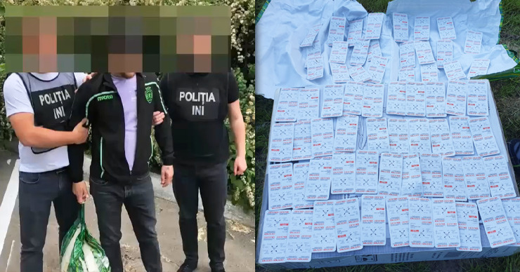Полицейские изъяли у наркоторговцев психотропные таблетки на 1 млн леев. Коллаж: Point.md
