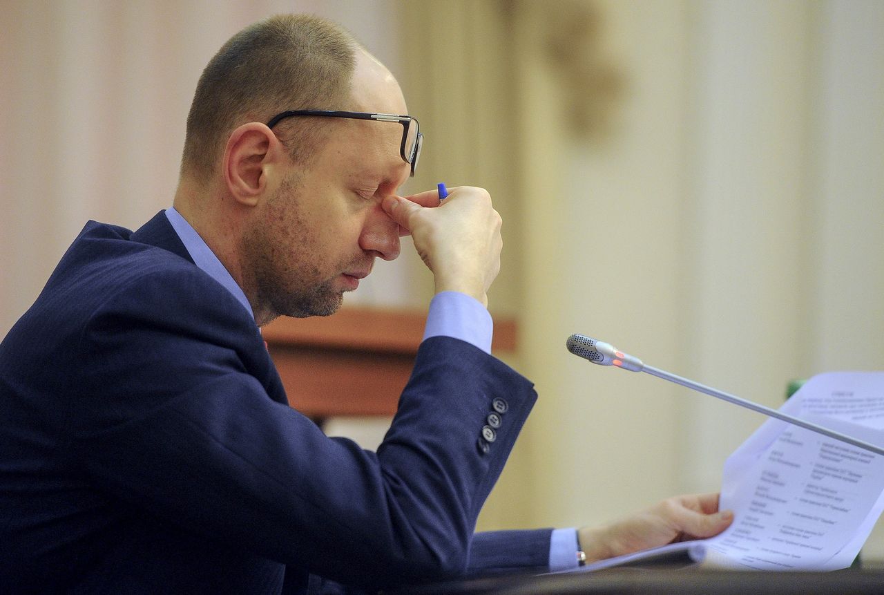 Экс-премьер Украины Арсений Яценюк.